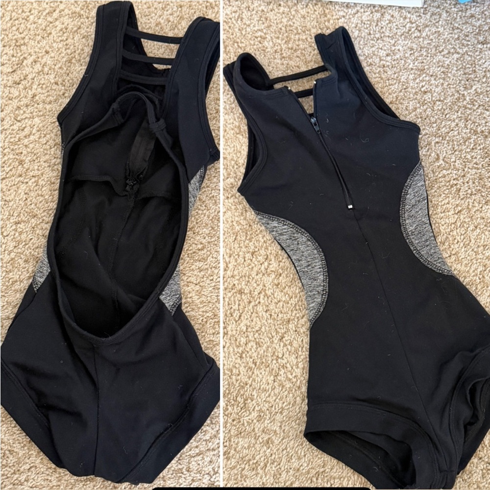 Stylish Black and Gray Kids One Piece